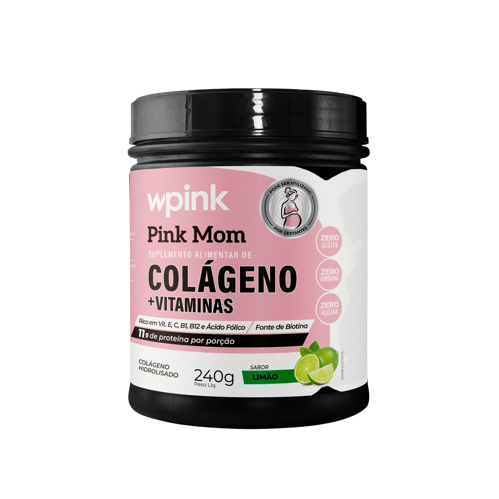 Colágeno Pink Mom De Limão - 240g